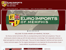 Tablet Screenshot of euromotorcarsofmemphis.com